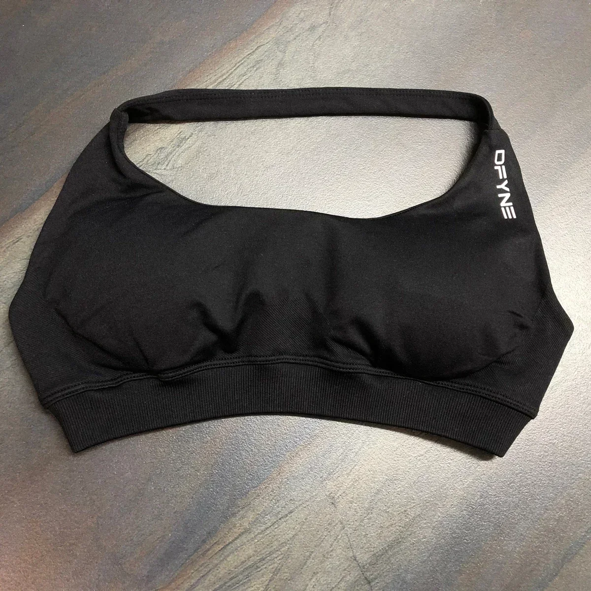 Dampak Bra olahraga untuk wanita, BH Halter tanpa kelim punggung terbuka atasan Yoga pendukung sedang Crop Top pakaian olahraga empuk