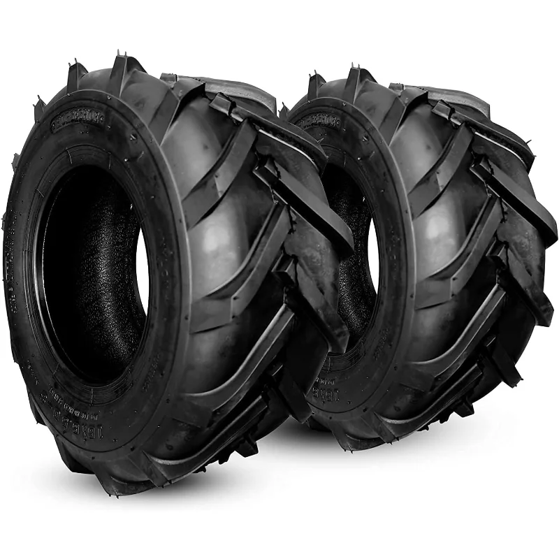 

2 NEW HORSESHOE 16x6.50-8 6ly Super Lug Pattern w/Herring Bone for Ditch Witch Trencher AG Farm Tractor Ridding Lawn Mower Tires