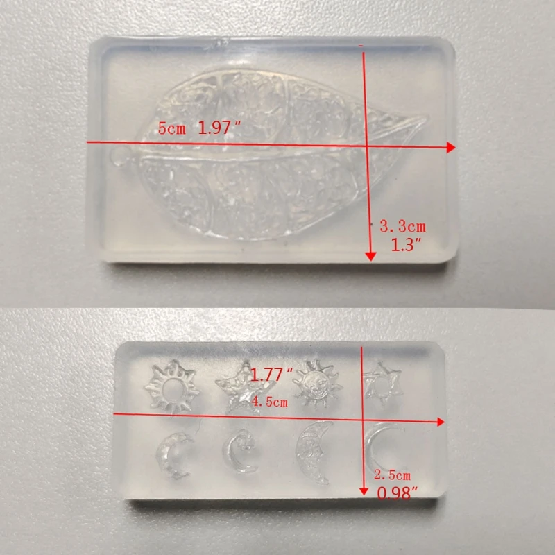 Molde relleno coctelera silicona, estrella relleno resina molde pequeño para resina epoxi Cas