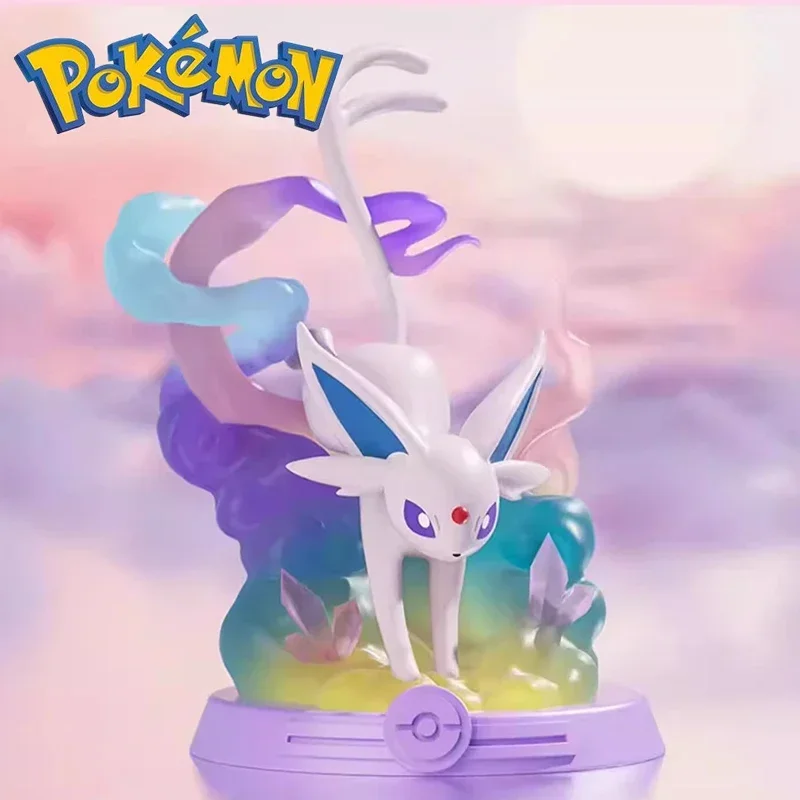 Pokemon Go Eevee Take An Adventure Series Figure Anime Kawaii Action Figurine Model Flareon Glacia Umbreon Espeon Aquali Toys