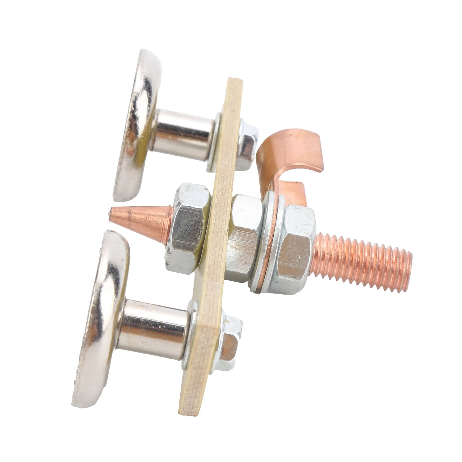 Welding Machine Ground Connector Welding Magnet Head Iron Insulation Board Double Ground Connector Spotter Tool 4mm Welding Tool