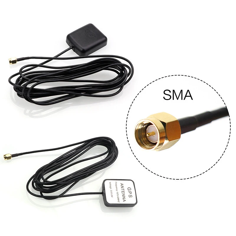 3 Meter Cable GPS Signal Antenna Receiver Auto Aerial Adapter For Car  Camera Mp5 Player Car GPS Antenna SMA Connector