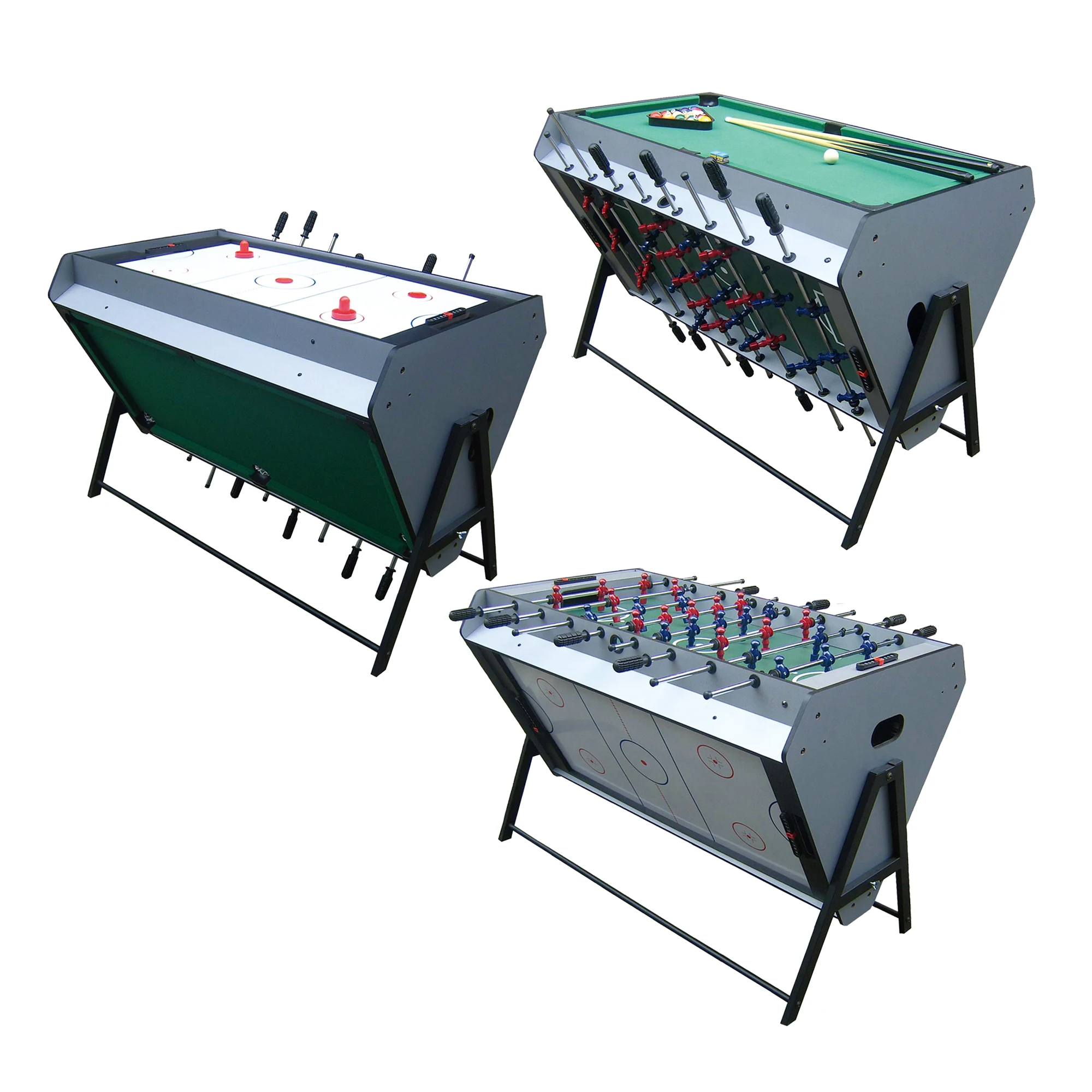 Hot Selling 3 In 1 Multi Game Table, Foosball , Air Hockey Pool Table for Kids and Adults