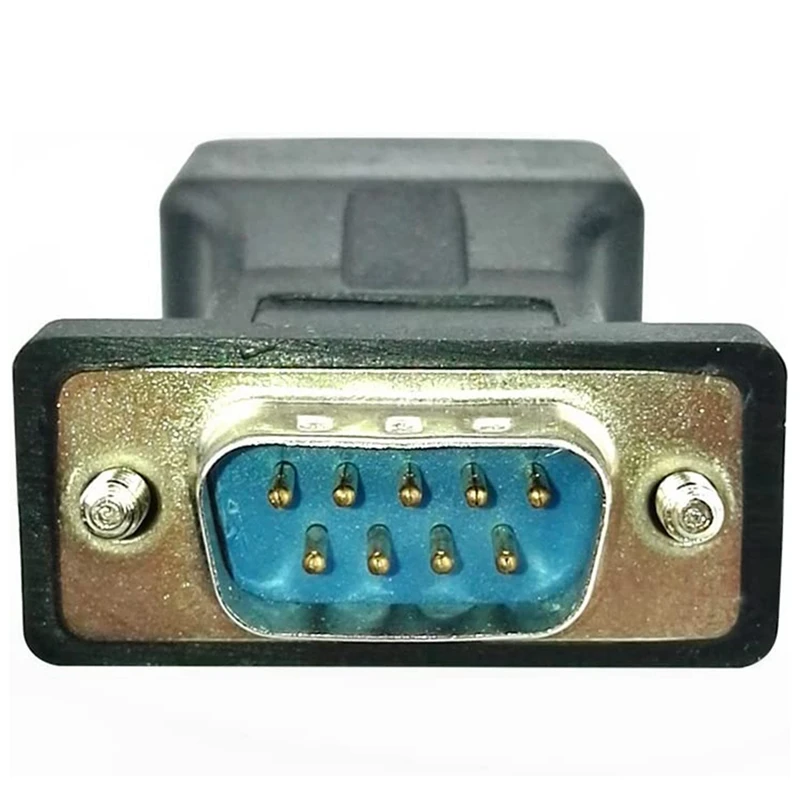 4 Pack VGA Extender Male To RJ45 CAT5 CAT6 20M Network Cable Adapter COM Port To LAN Ethernet Port Converter