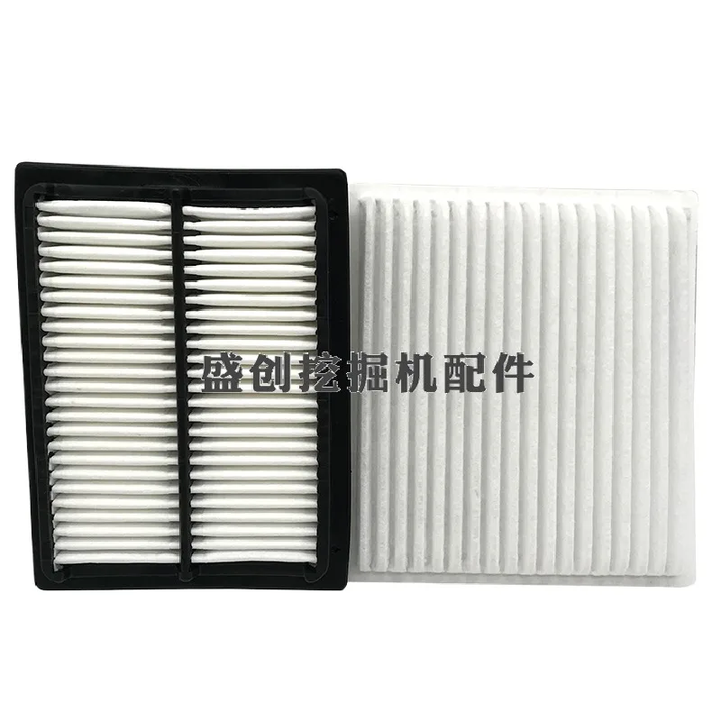 

For Liugong Excavator Lg933e 936 939 948 950e Air Conditioning Filter Inner And Outer Filter Screen Filter Excavator Accessories