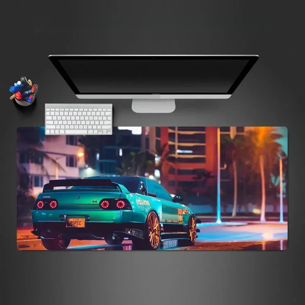 Race Car Printing Mouse Pad for Home Office Laptop Table Mats Gamer Computer Keyboard Desk Mat Large Speed Mousepads Accessories