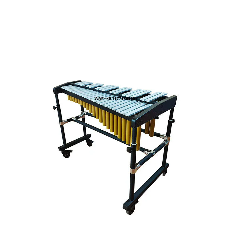 37 Tones Professional Aluminum Xylophone with Shelf Percussion Instruments Performance Practice Marimba XY022713