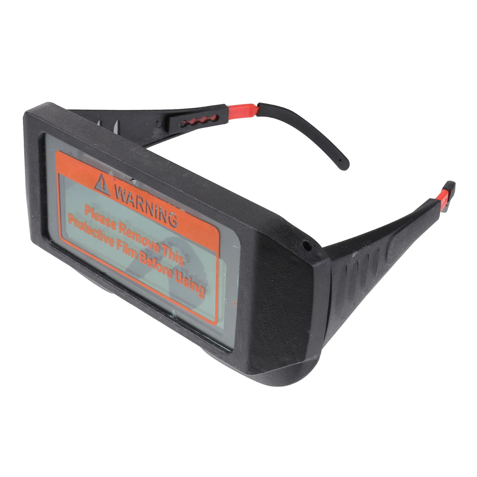 Auto Darkening Welding Goggles Solar Power Large View Area Wide Side Range Anti Ultraviolet Infrared Radiation Adjustable Frame