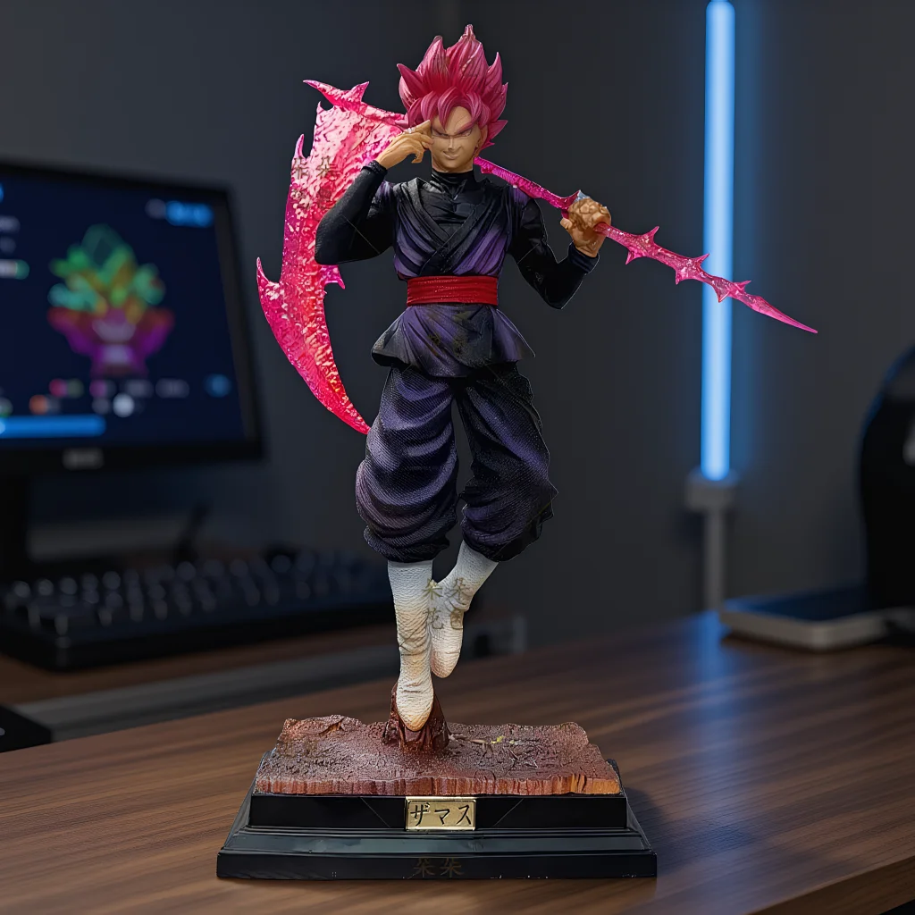 

В наличии: Статуэтка Гоку Супер Сайян Роз из аниме Dragon Ball, 37 см, фигурка, украшение для рабочего стола, коллекционная игрушка, подарок