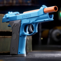 Sig17 Throwing Shell Toy Gun Soft Bullet Airsoft Launcher Outdoor Sports CS Game Weapon Pistol Shooter Weapon for Children Gift