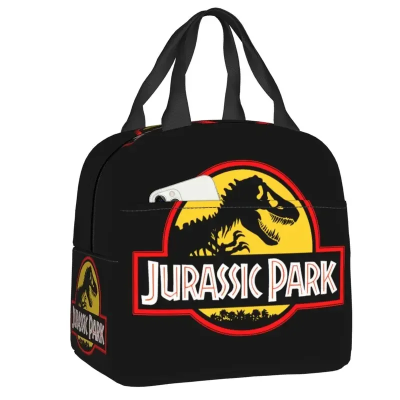 Jurassic Park Lunch Box Women Dinosaur World Cooler Thermal Food Insulated Lunch Bag Office Work Resuable Picnic Tote Bags