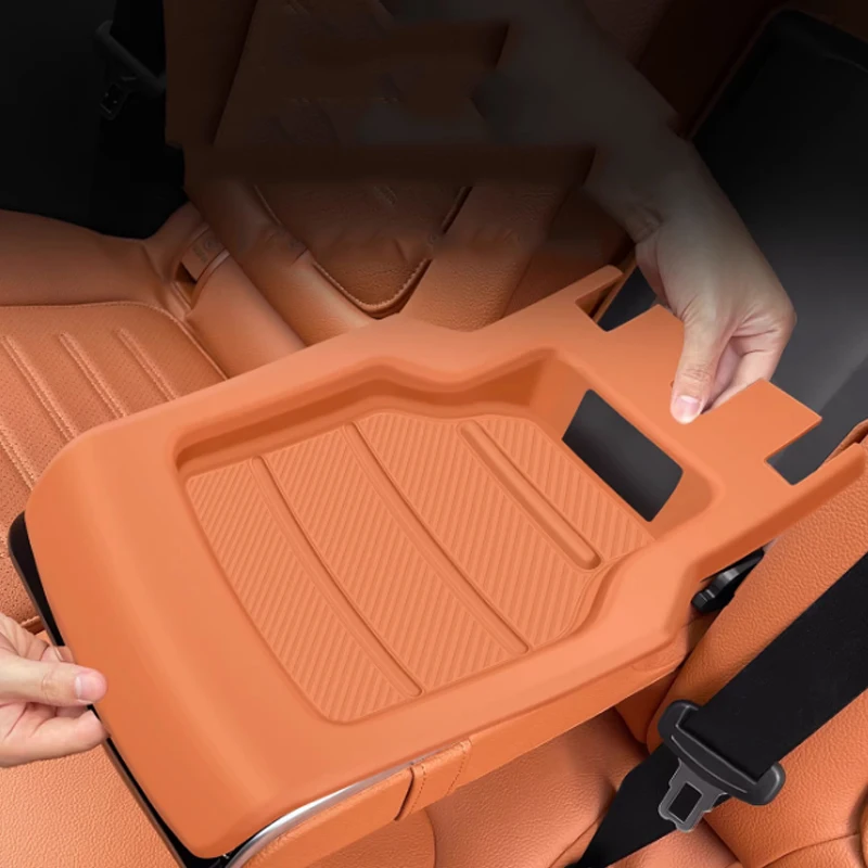 

For Mercedes-Benz GLC 300L X254 2025 2026 Rear Armrest Cushion Storage Protection Pad Car Interior Decoration Products