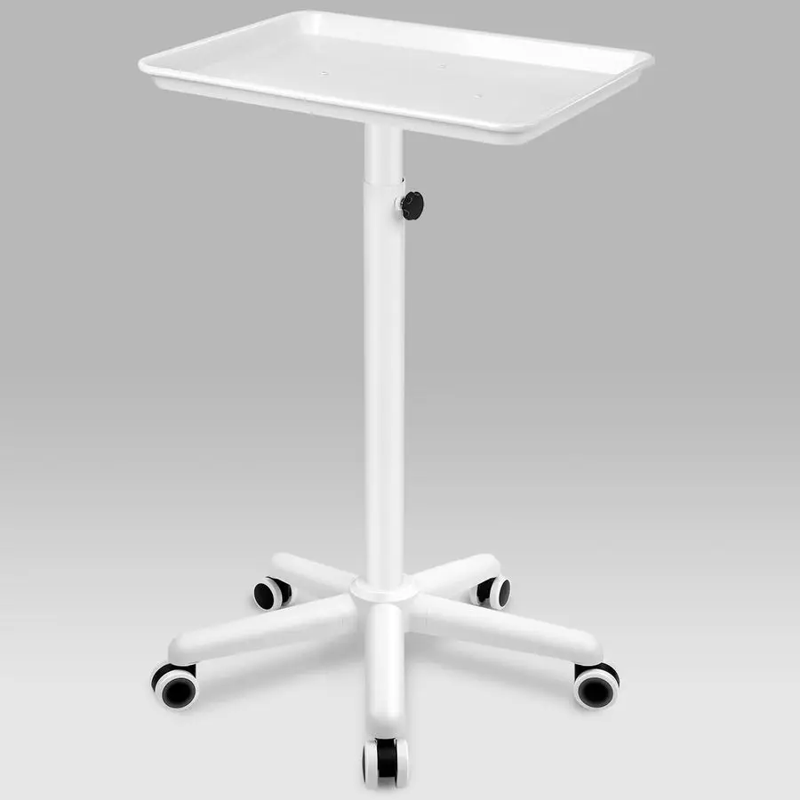 

Tray, Salon Rolling Tray with Adjustable Height, Salon Tray on Wheels, Salon Color Tray Ideal Use As Tattoo Tray, M Customizable