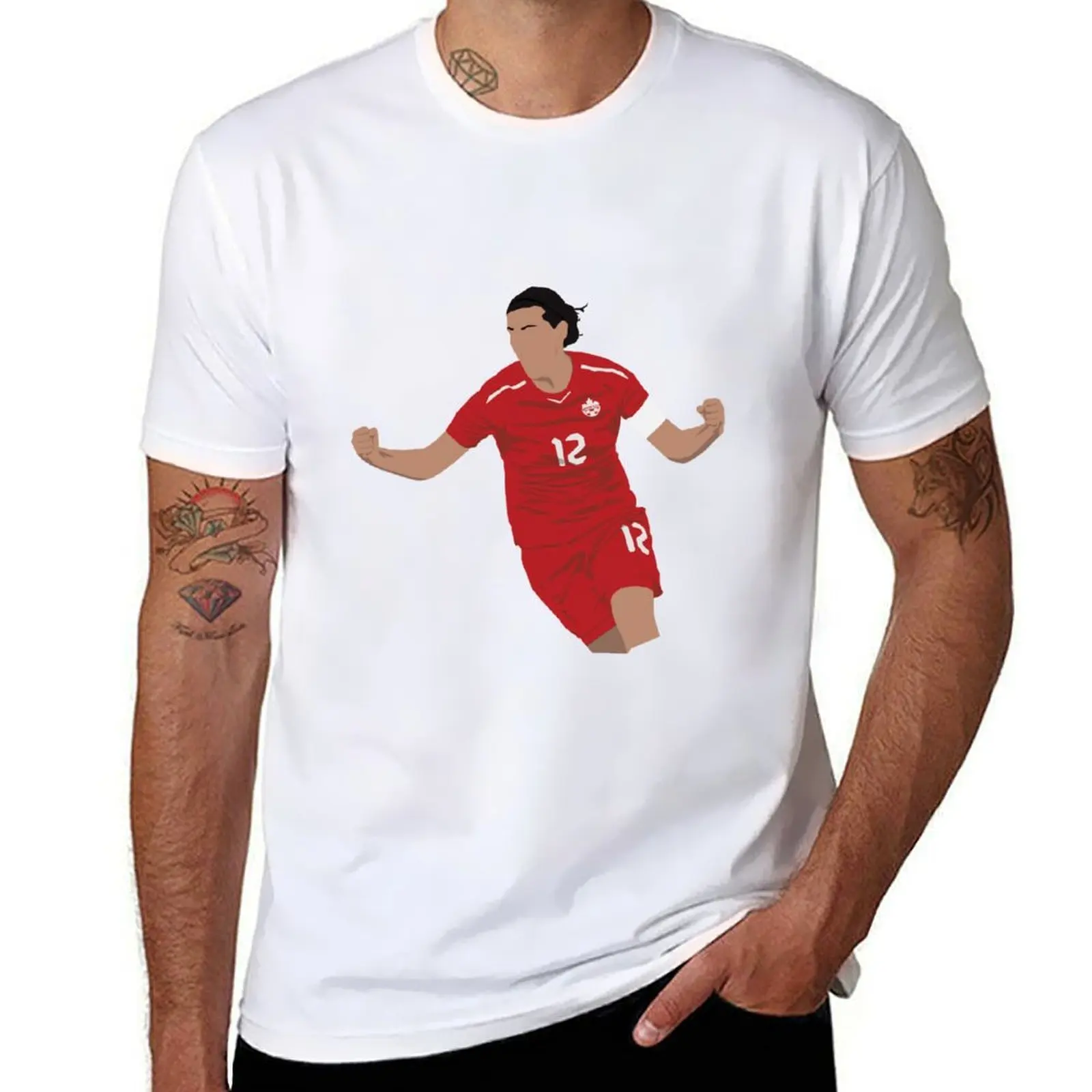 

Christine Sinclair T-Shirt cotton t shirt pack graphic t shirts for man T-Shirt