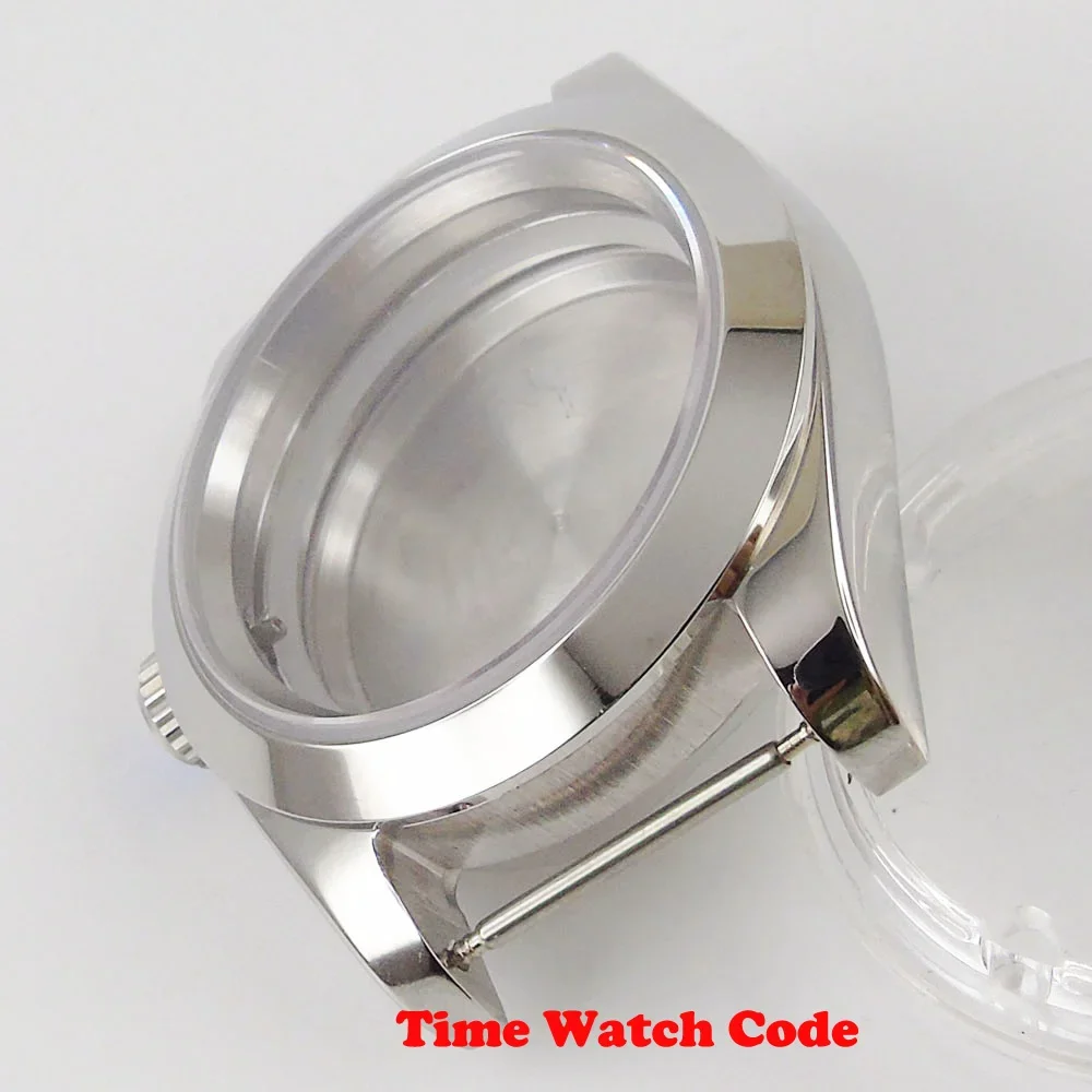 Watch Case Accessories 39mm 36mm Fit for ETA2824 PT5000 ST2130 SW200 NH34 NH35 NH36 NH38 Sapphire Crystal Screw-in Crown