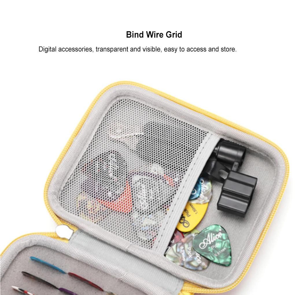 حقيبة تخزين جيتار بيك، منظم بليكتروم، حقيبة حمل برتقالية