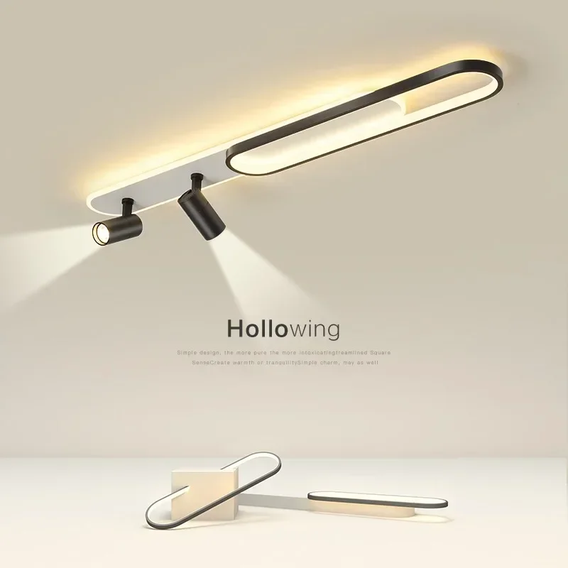 

2025 Modern LED Ceiling Lamp With Spotlight Corridor Chandeliers For Living Room Cloakroom Ceiling Light Home Decor Lighting Fix