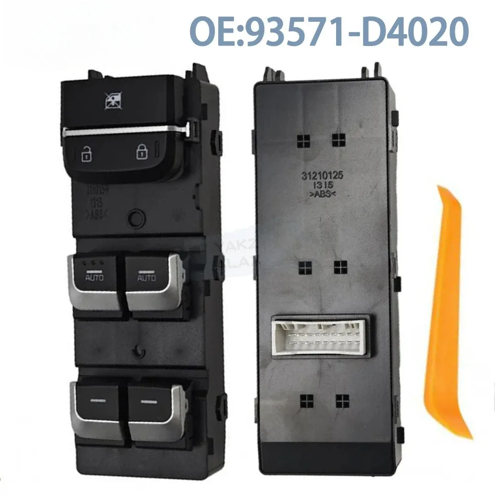 

Для Kia Optima 2016 2017 2018 2019 2020 передняя левая электрическая кнопка управления стеклоподъемником 93571-D4020 автомобильные аксессуары