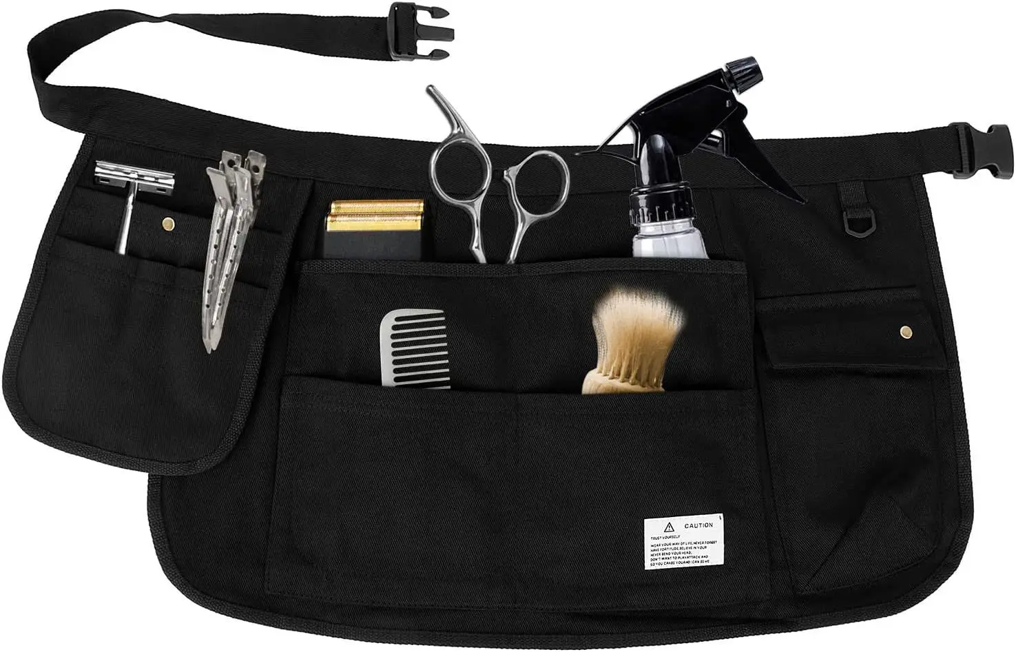 

Multi-Pocket Half Apron Tool Belt: Waist Pack for Beauty/Gardening/Tools Storage - Durable Polyester Organizer with Pouch Bags