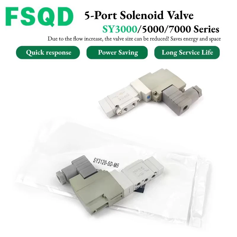 

SY3120-5G 6G 5GZ 5MZE-5DZD 5DZ 5DZE 5DD 5D-C4-C6-M5 5-портовый электромагнитный клапан серии SY3000/5000/7000