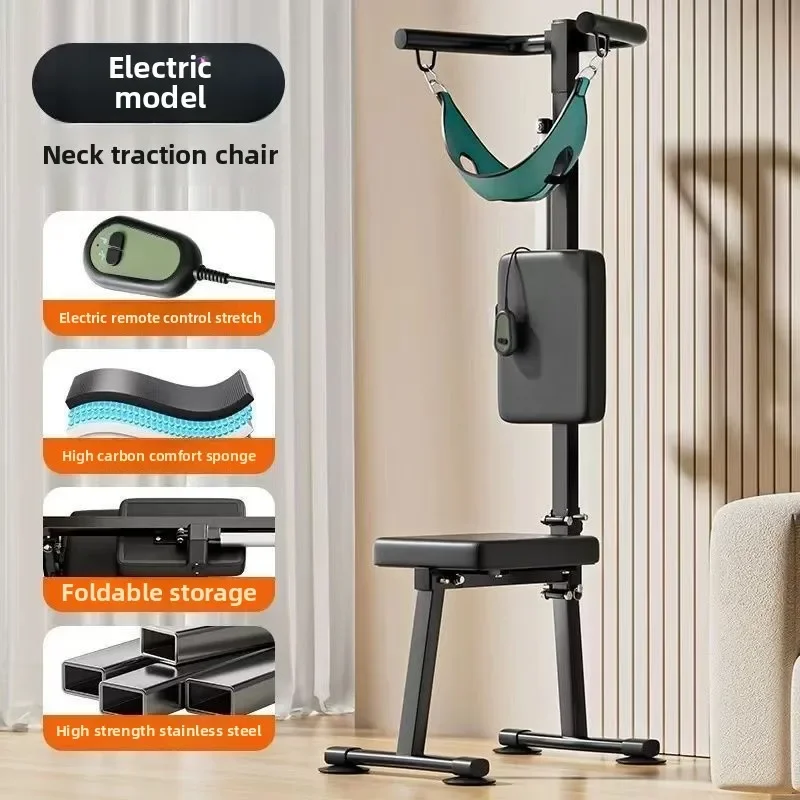 

Electric Cervical Traction Chair, Stretcher, Head-up Pull Neck Retractor, Inverted Stool, Orthotics, Household Neck Protection