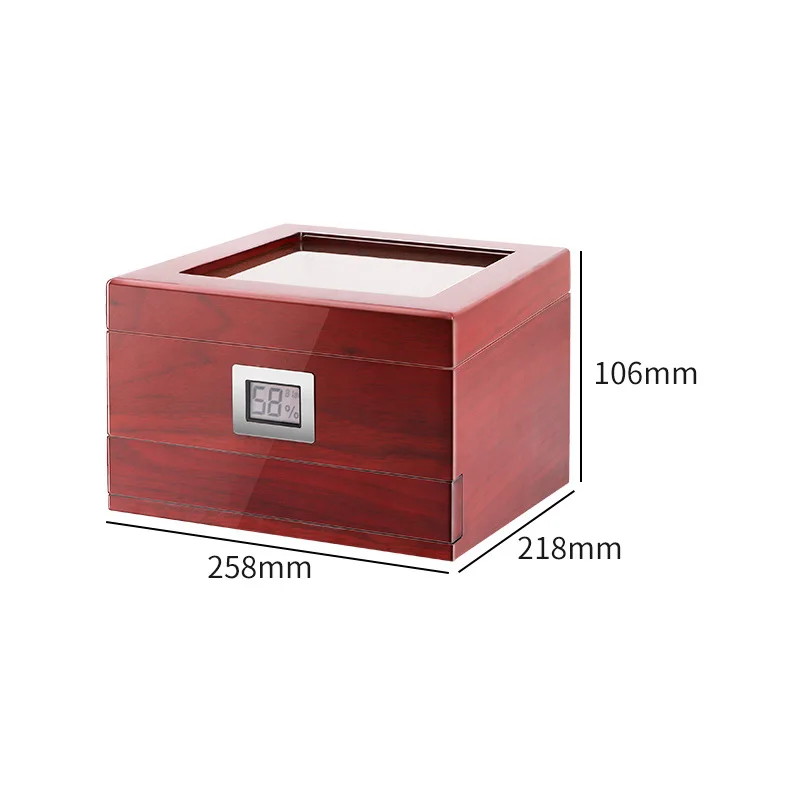 High-end cigarette case containing wooden products cedar wood storage box