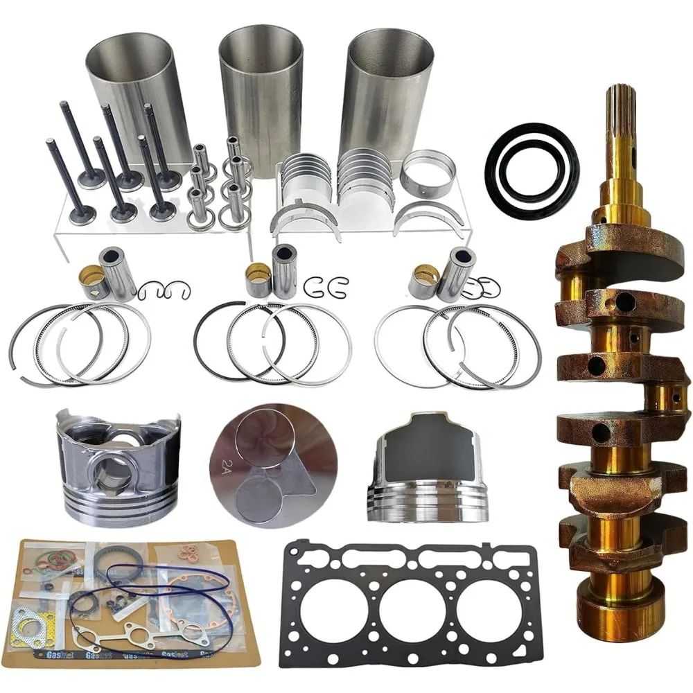 

D902 Overhaul Rebuild Kit & Crankshaft For Kuboda Engine RTV900W RTV900W6 RTV900