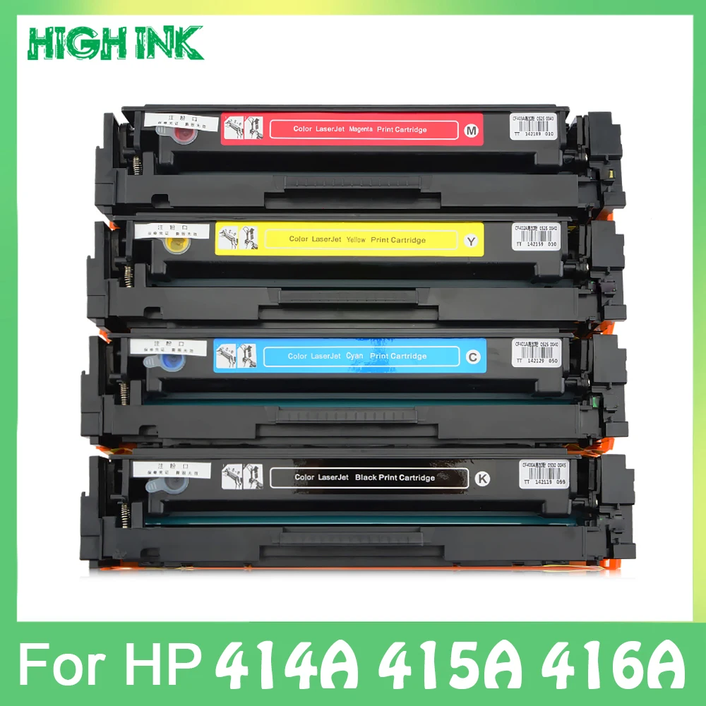 Cartucho de tóner 414A 415A 416A W2030A W2020A W2040A para HP Color LaserJet Pro M455 M454 M479 M454dn M454dw M454nw 455dn M480f