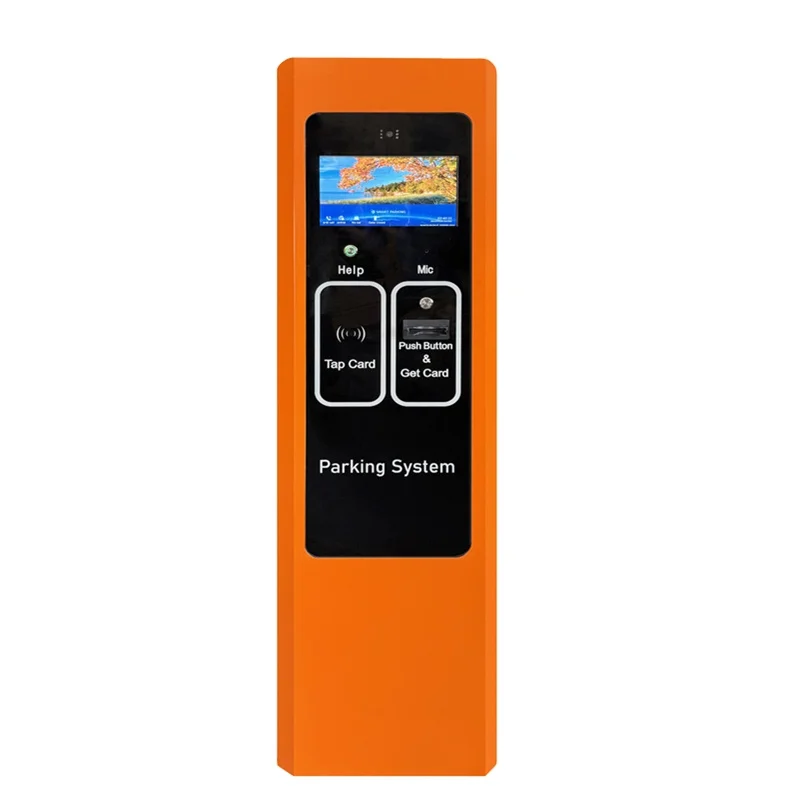

Automatic Ticket Dispenser System Auto Pay Smart Car Parking Lot Solution Ticket Box Station