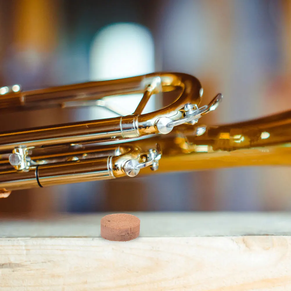 

4Pcs Tuba Wood Cork Replacement Pads Reliable Long Service Life Practical for Any Tuba Lover Cork Key Pad Accessory