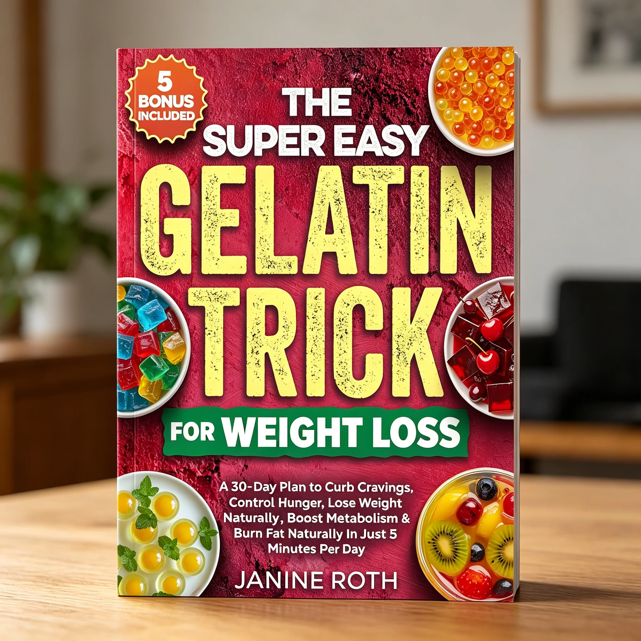 30 Day Gel Protein Weight Loss Plan Gelatin Diet Trick for Fast Slimming Body Health for Womens