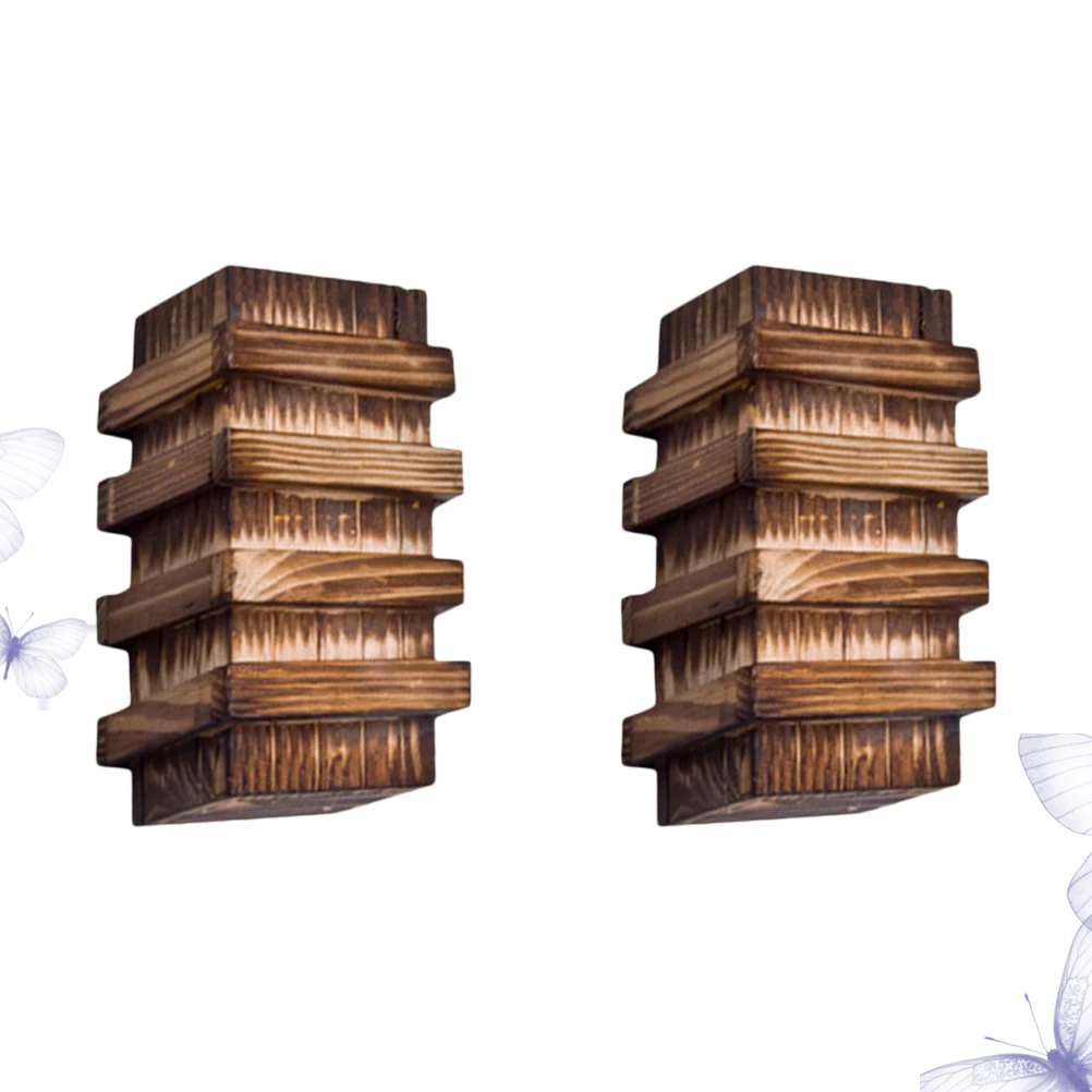 

2pcs Wooden 3 Lock Mechanism Secure Kids Educational Hidden Drawer For Children Safe Curious Proof Gift Brain