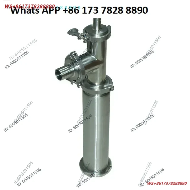 Piston pump assembly three-way check valve vertical feeder cylinder
