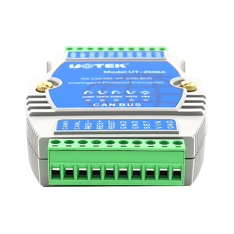 RS232/485 Serial Port To CAN BUS Module Intelligent Modbus Protocol Converter UT-2506A RS232/485 To CAN BUS