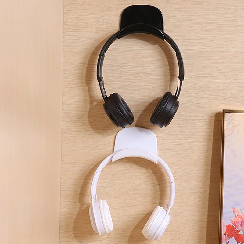 Non Punching Headphone Stand Headwear Stand Creative Gaming Controller Storage Hook Dormitory Universal Adhesive Wall Hanging