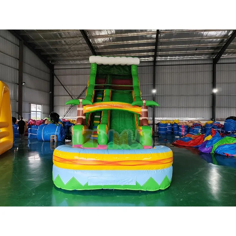 Commercial Inflatable Water Slide for Kids with Pool Outdoor Playground Amusement Equipment Bounce House Slide