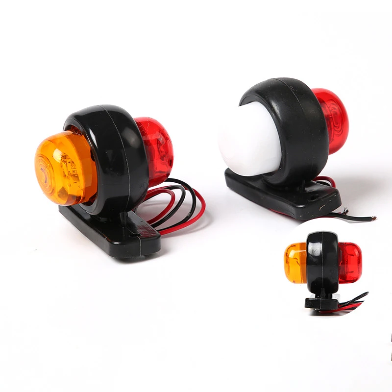 

1pc 12V 24V Truck Trailer Lights LED Side Marker Position Lamp Lorry Tractor Clearance Lamps