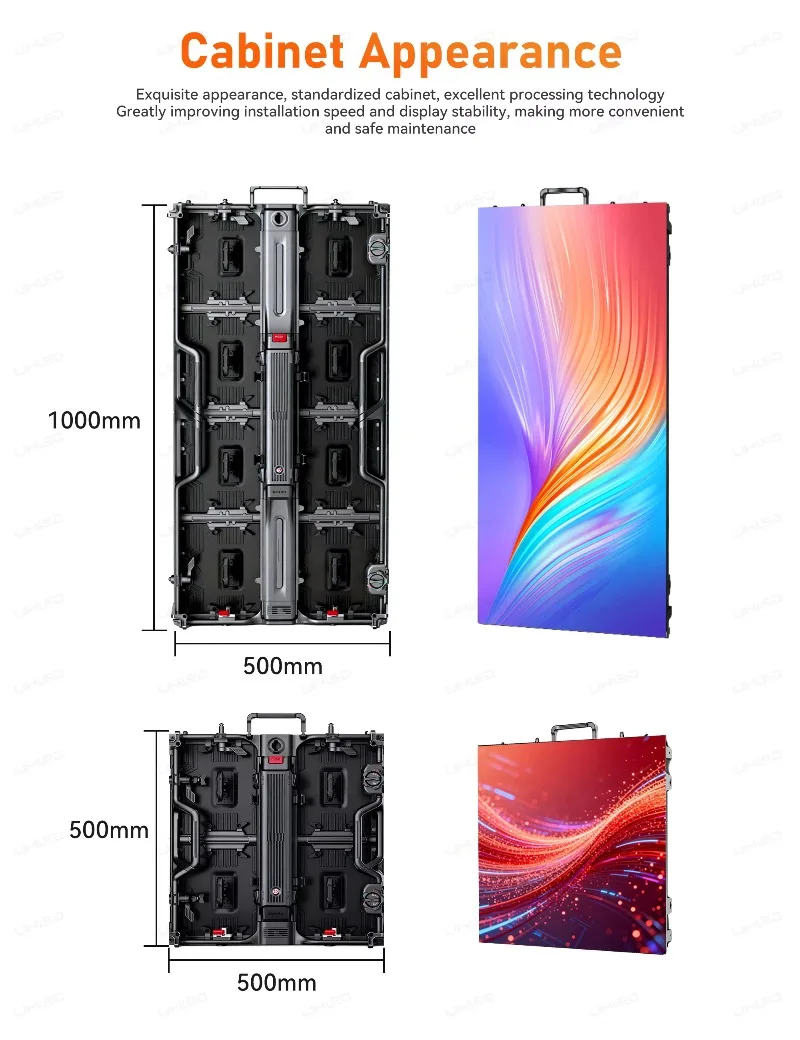 P2.6 P2.9 P3.91  Screen Outdoor Live Performance  Video Wall Rental  Display Waterproof Stage Wedding Background Screen