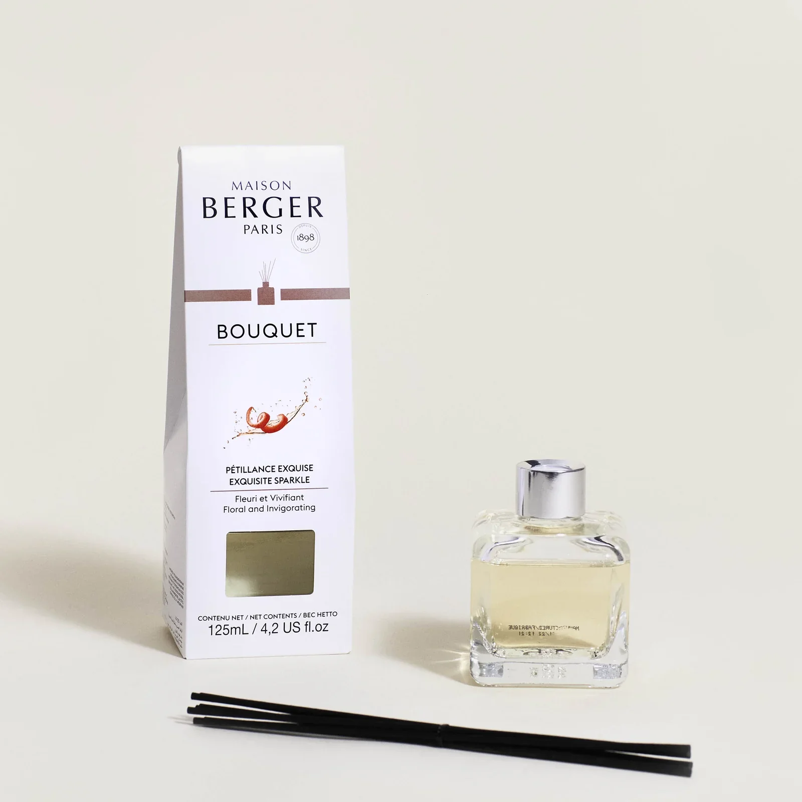 Bouquet Perfumado LAMPE BERGER Cubo Petillance Exquise 125ml Bouquets LAMPE BERGER PARIS