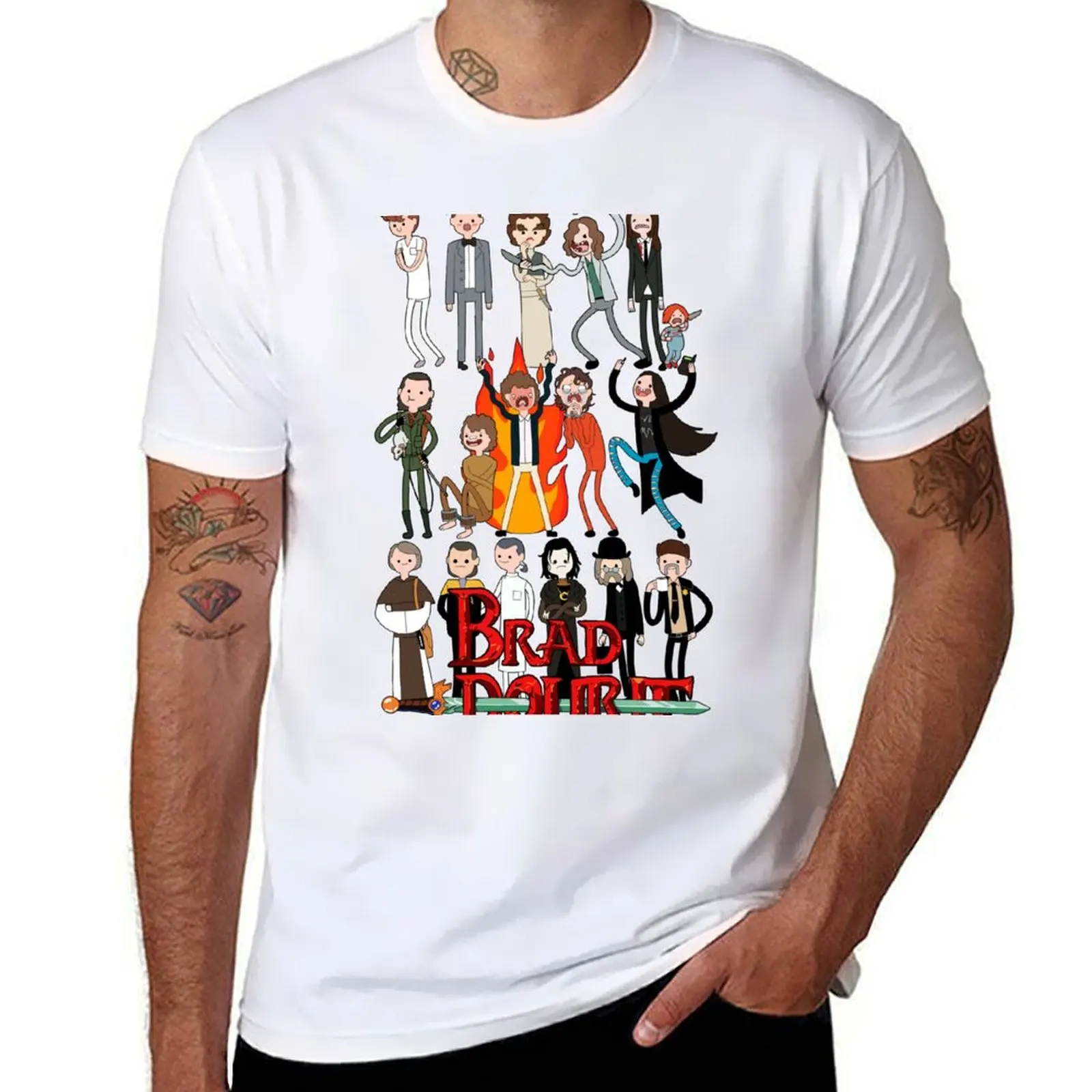 

Brad Dourif Time! T-Shirt men t shirt cotton 100% t shirts for man cotton graphic t shirts for man T-shirt