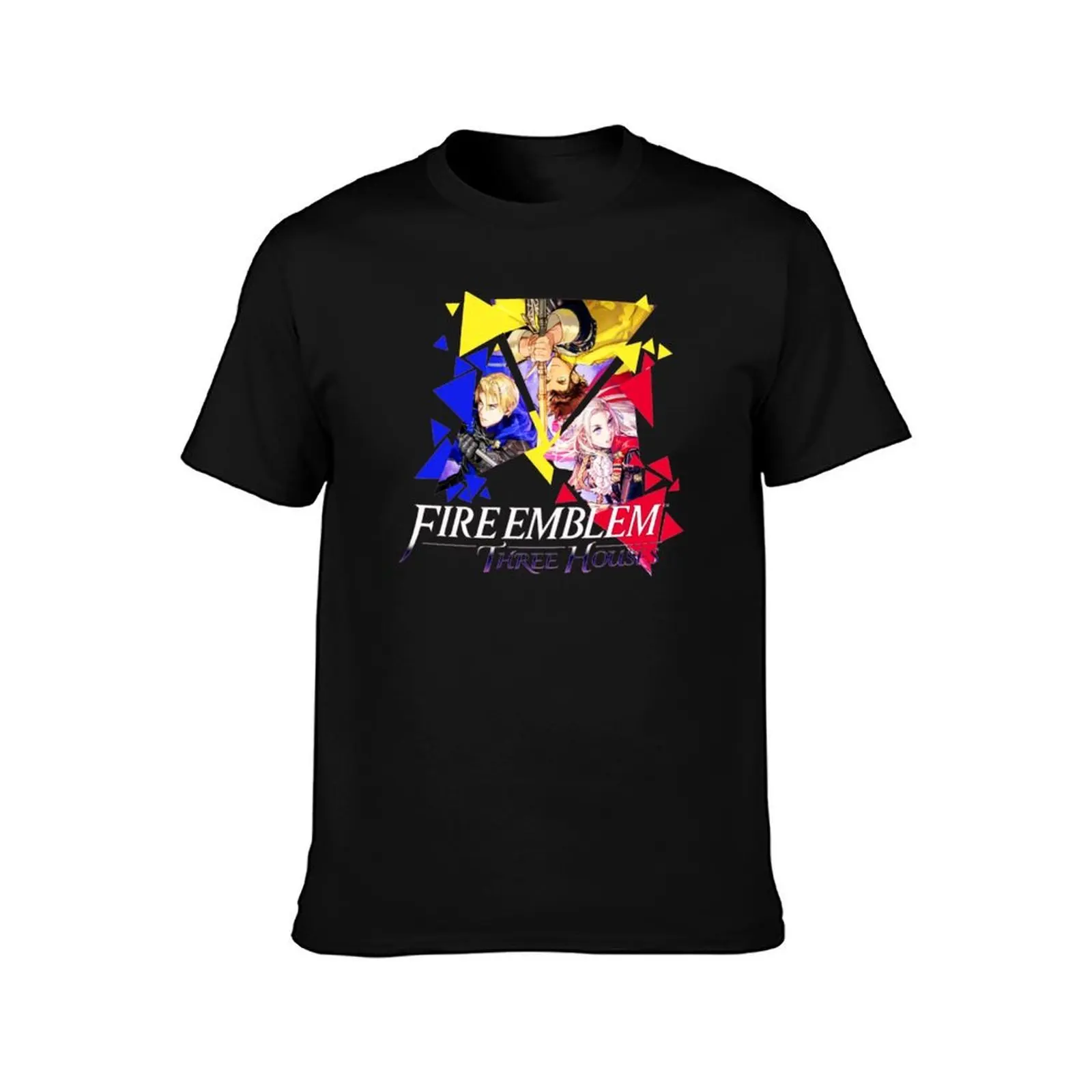 Fire Emblem Three Houses - Edelgard, Dimitri, Claude Premium Scoop T-Shirt Casual Streetwear Short Sleeve Tee T-Shirt