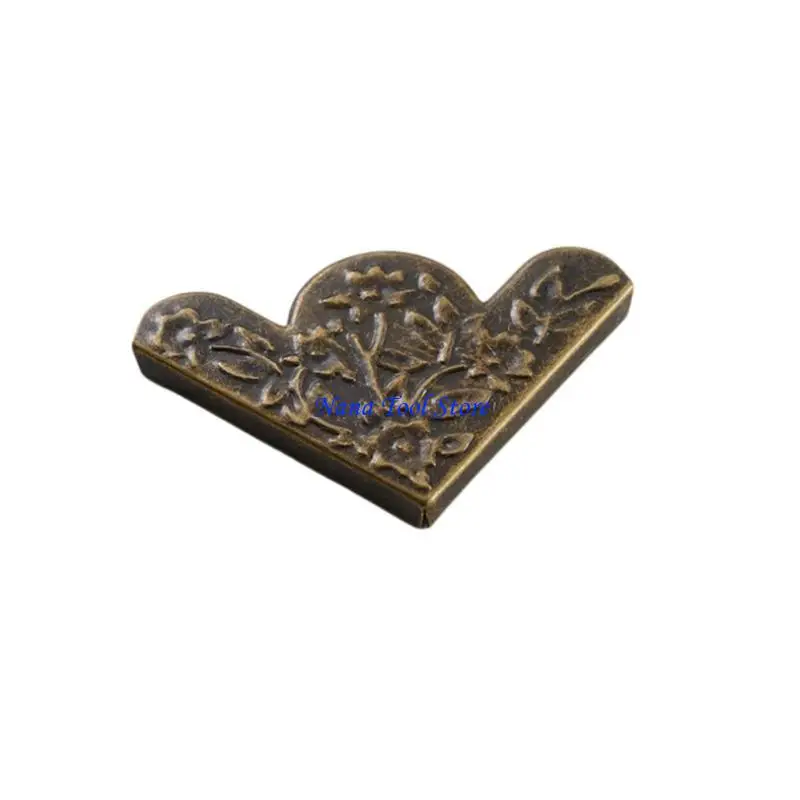 31GJ Artisttics Florals Pattern Metal Corners Accessory for Gifts Box Amélioration