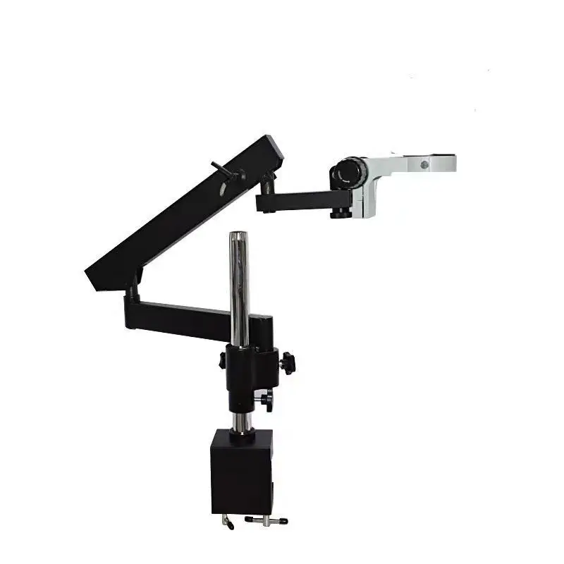 Stretching adjustable direction fixture bracket arm 76mm focusing ring stereoscopic three eye microscope bracket