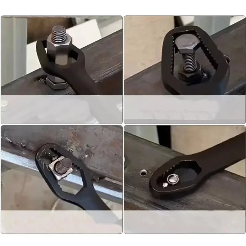 3-17mm Self-Tightening Adjustable Torx Spanner: Universal Double-Head Hand Tool for Factory & Glasses Maintenance