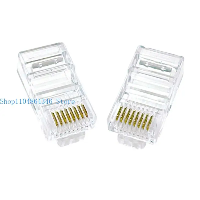 

652F 8p8c RJ45 Connectors CAT5E Standard Pass Through for Networking Cable Assembly