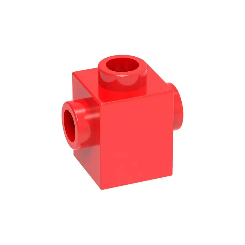 50 Stück 47905 Modifizierter 1x1 Baustein-Bausatz mit Noppen an der Seite, Partikel-Puzzle, Ideen-Spielzeug, Kindergeburtstagsgeschenk, Weihnachtsgeschenk – Detail 7