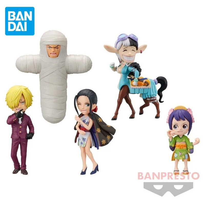 

BANDAI Genuine One Piece Anime Figure WCF Sanji Robin Land of Wano Ghost Island Vol 5 Action Figure Toys For Kids Gift Model