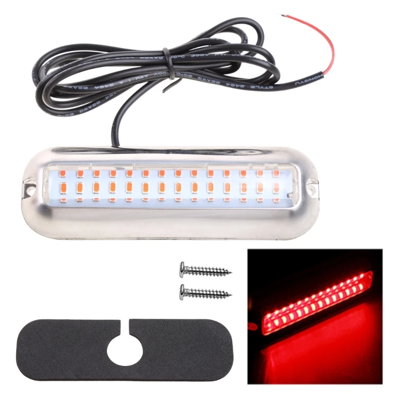 Marine Boat Pontoon Underwater Light Transom Light 42 LED 10-30V