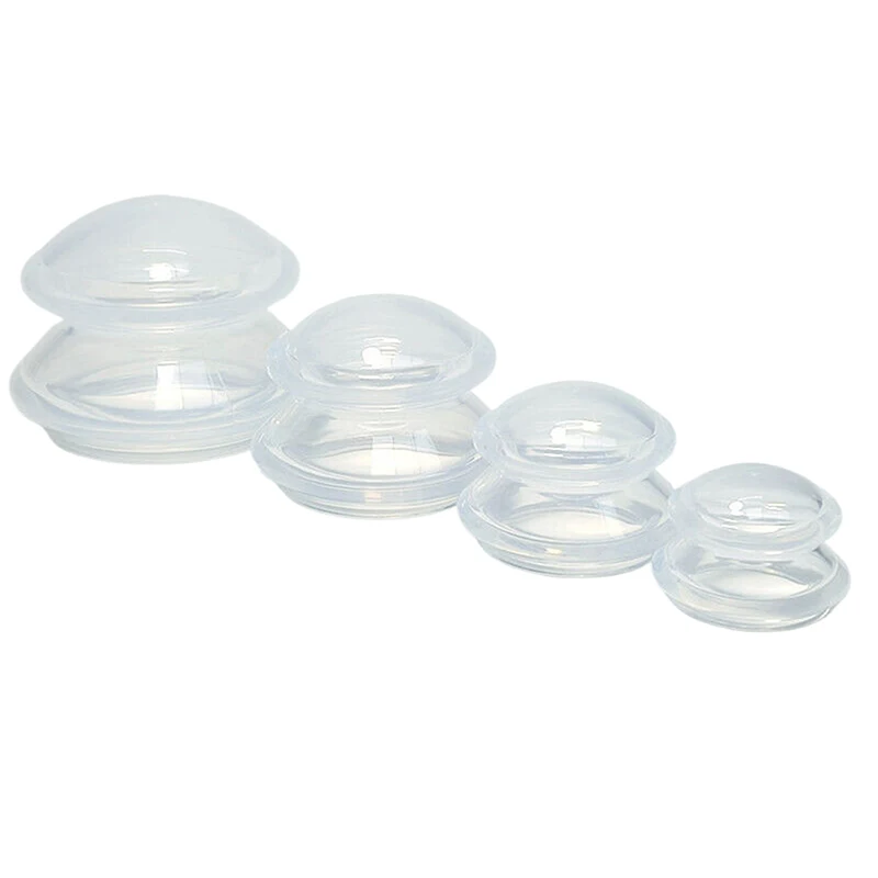 Multiple Sizes Anti-cellulite Silicone Suction Cup Ventosas Massage Body Cups Vacuum Cupping Set Face Sucker Slimming Jars