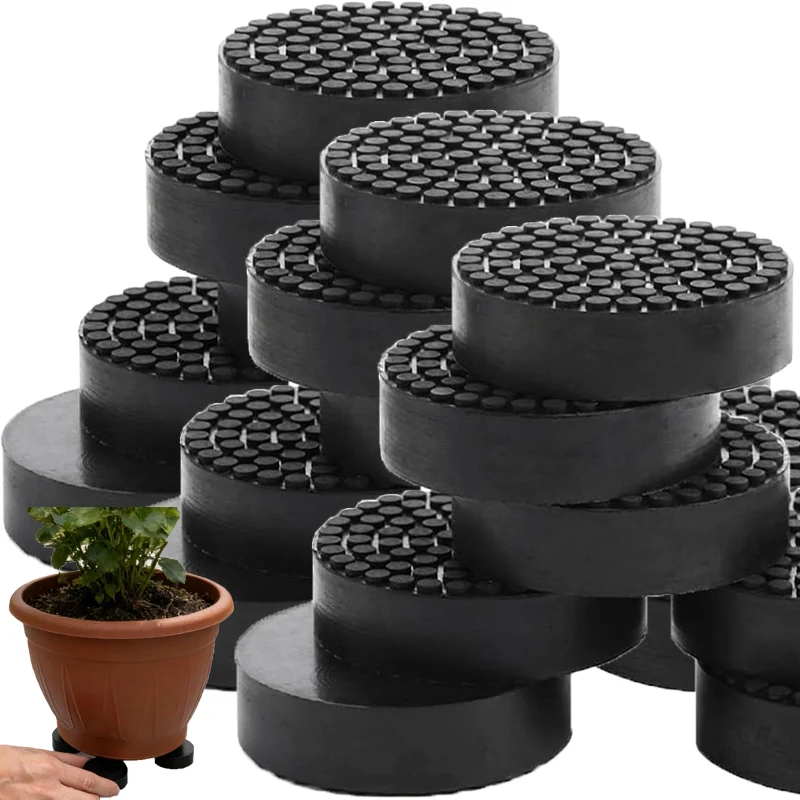 10/2pcs Flowerpot Bottom Mat Planter Coaster Pad Prevents Dirt Anti Slip Base Cushion Flower Pots Risers Coaster Paddings